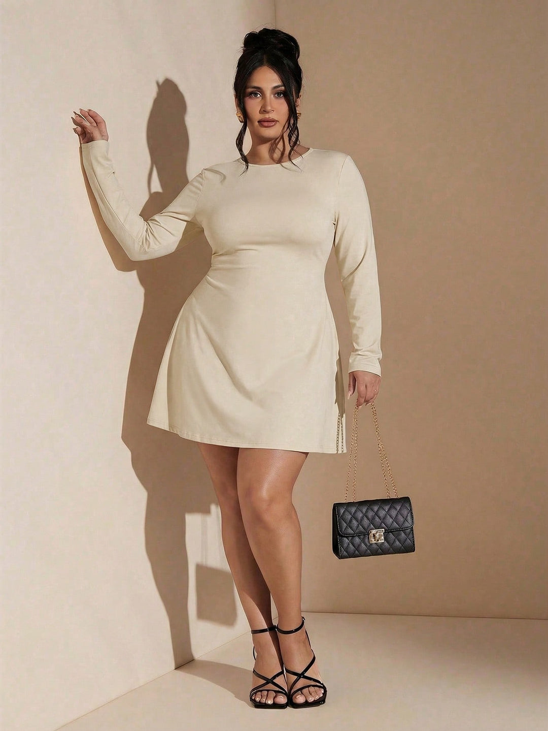 Rochie SHEIN, bej