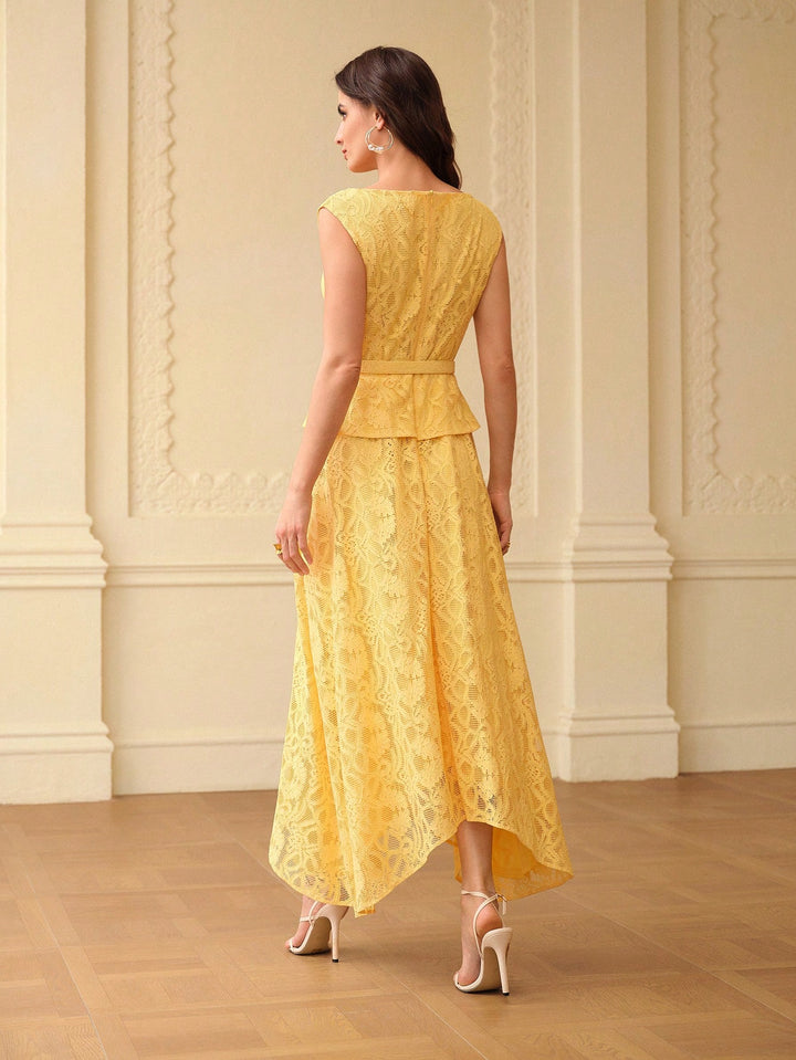 Rochie maxi SHEIN, galben