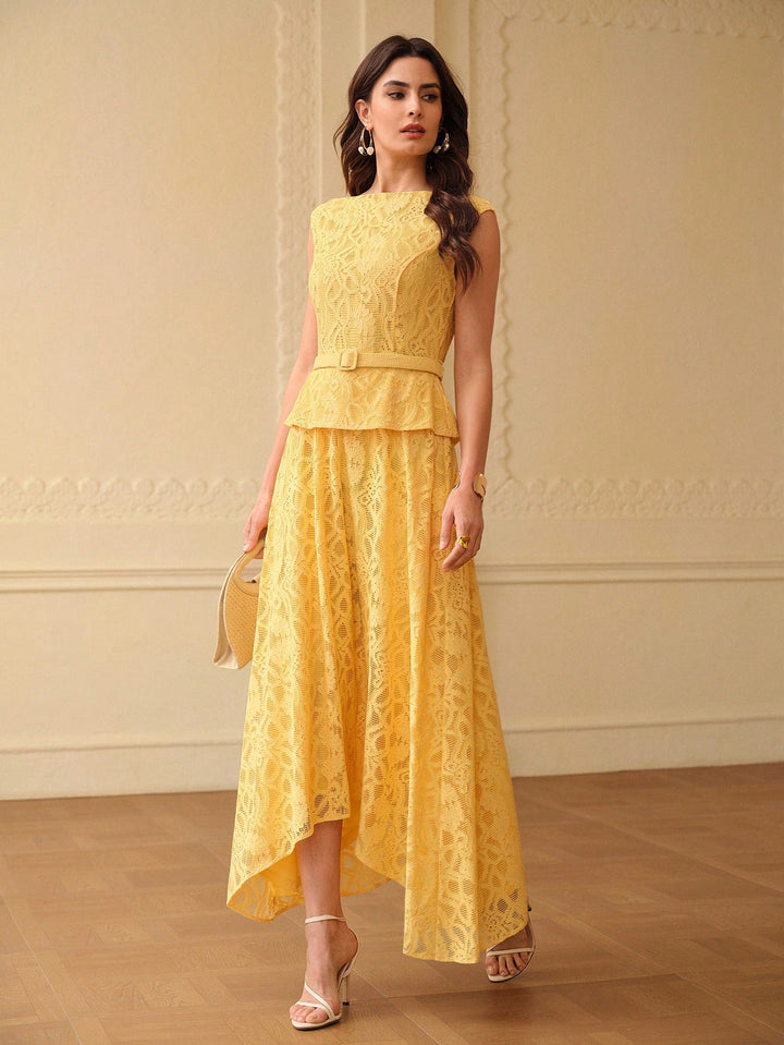 Rochie maxi SHEIN, galben