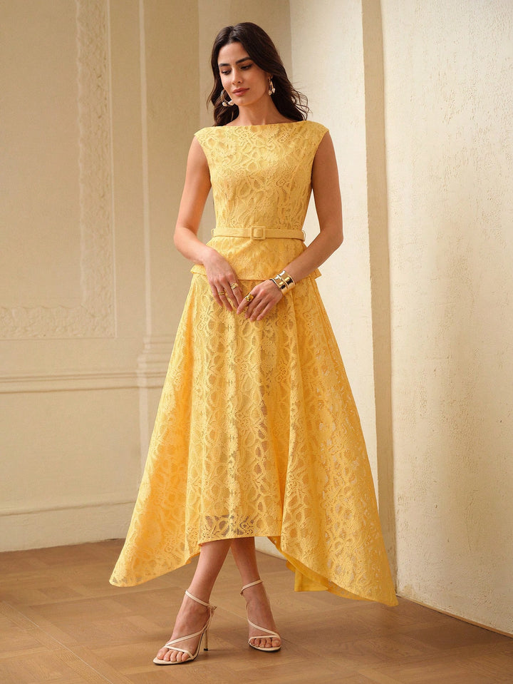 Rochie maxi SHEIN, galben