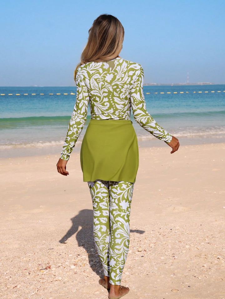 Costum de baie SHEIN, mix culori