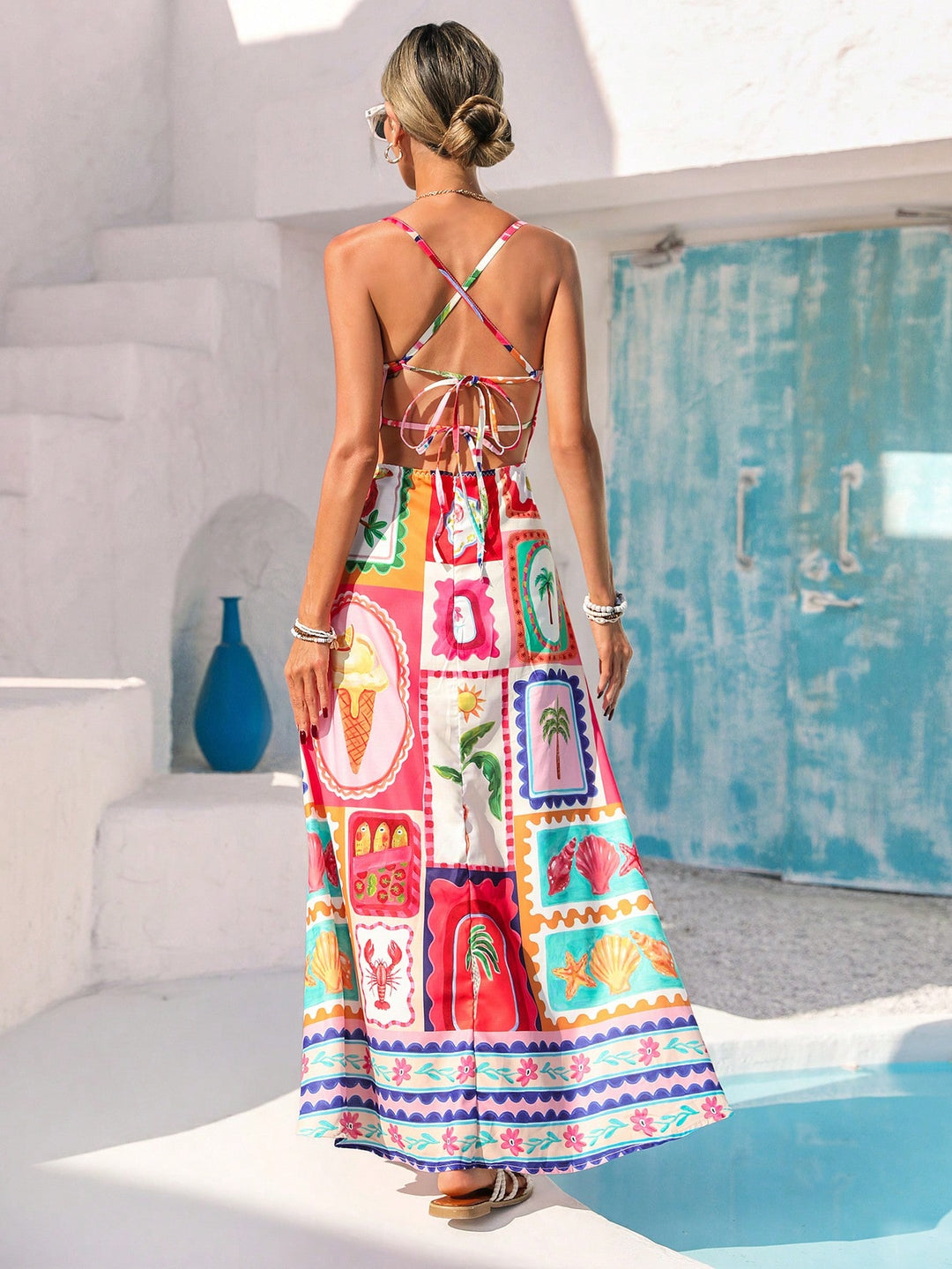 Rochie maxi SHEIN, galben