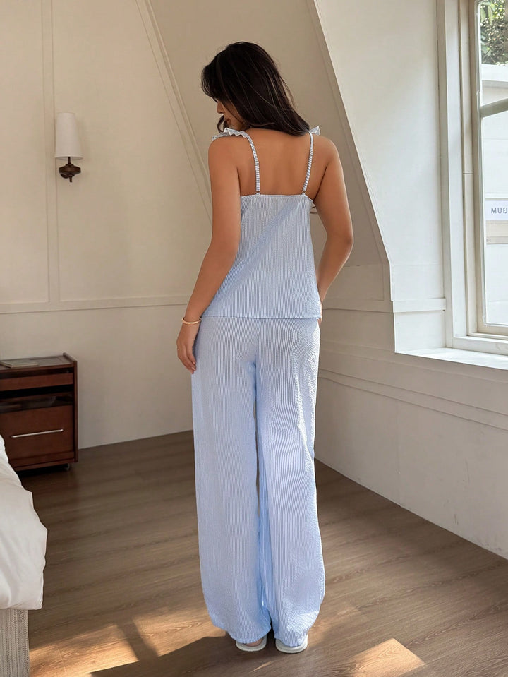 Pijama SHEIN, albastru