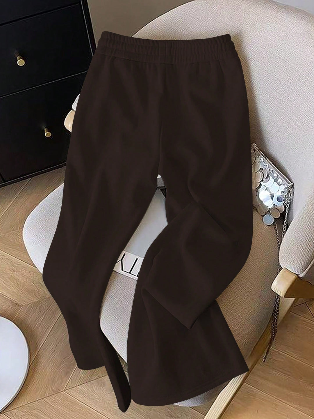 Pantaloni SHEIN, maro