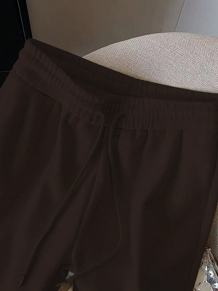 Pantaloni SHEIN, maro
