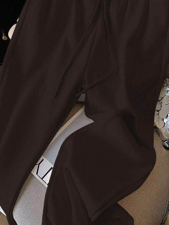 Pantaloni SHEIN, maro
