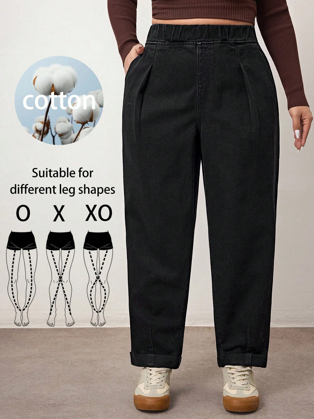 Jeans SHEIN, negru