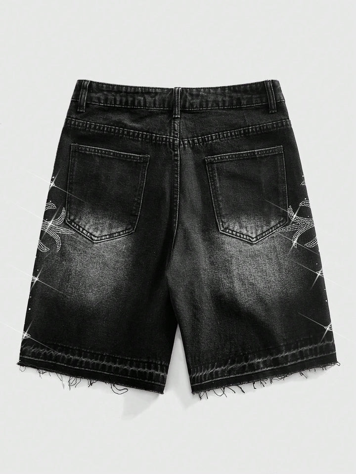 Pantaloni scurți SHEIN, negru