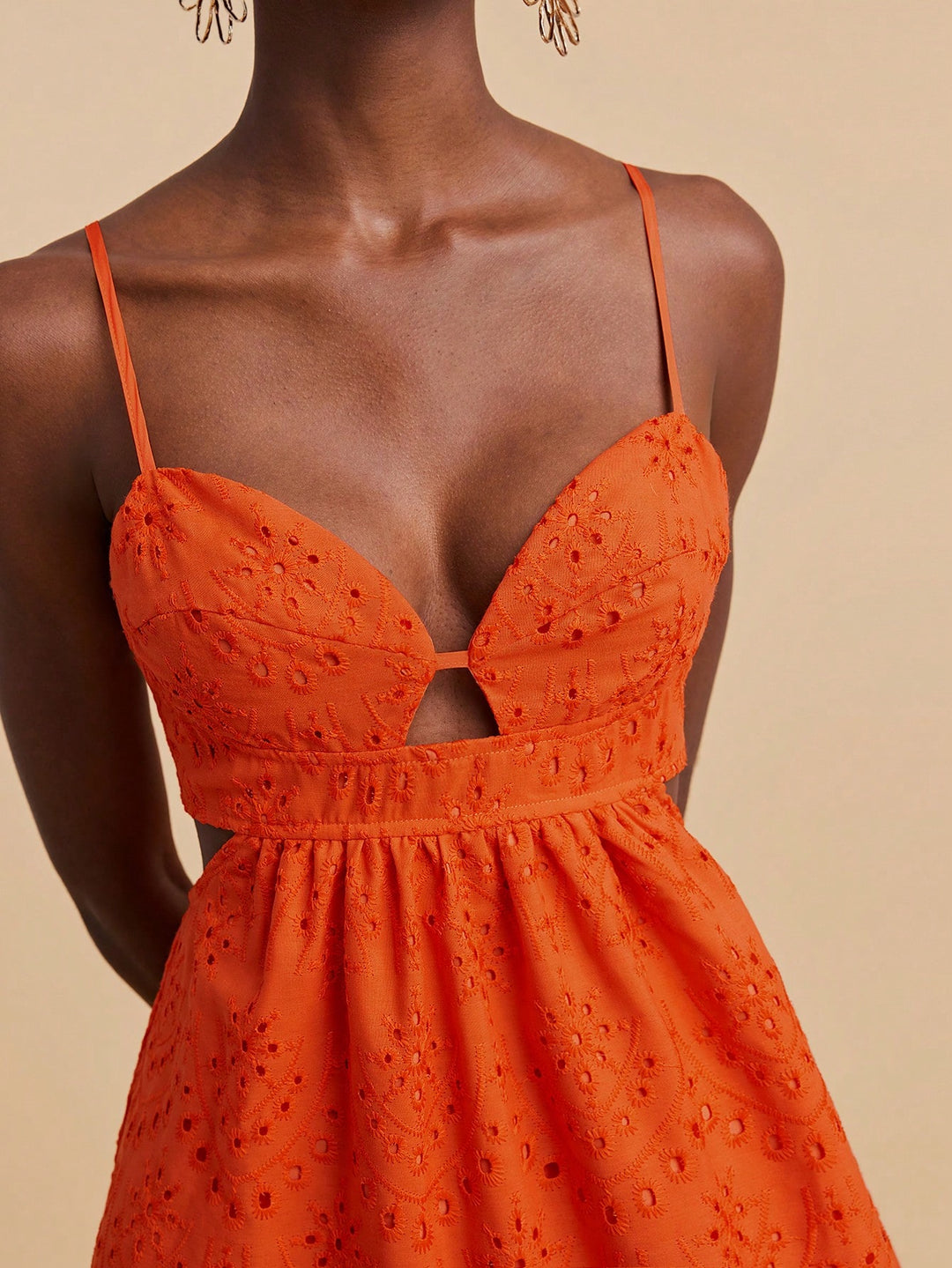 Rochie maxi SHEIN, portocaliu