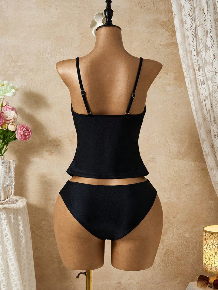 Costum de baie SHEIN, negru