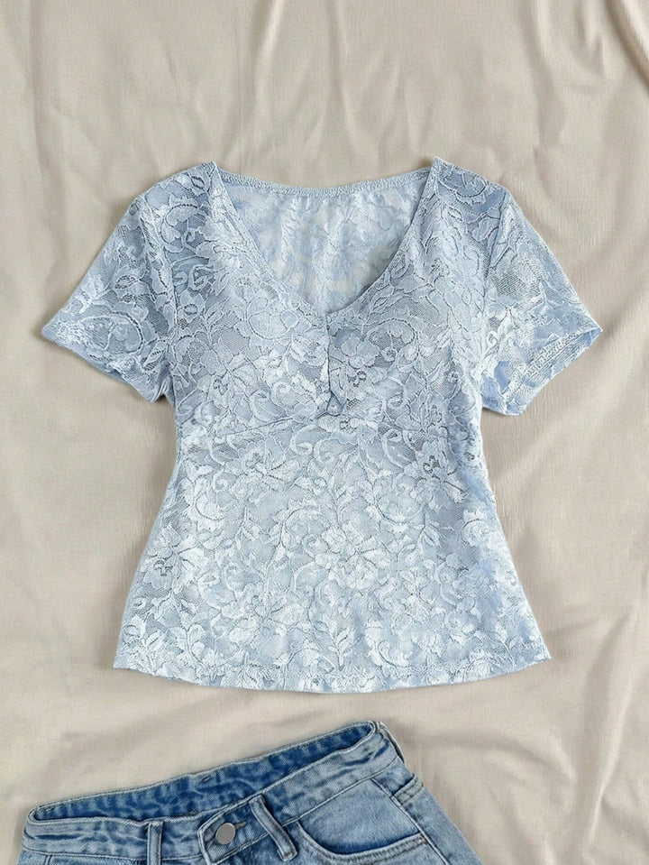 Tricou SHEIN, albastru