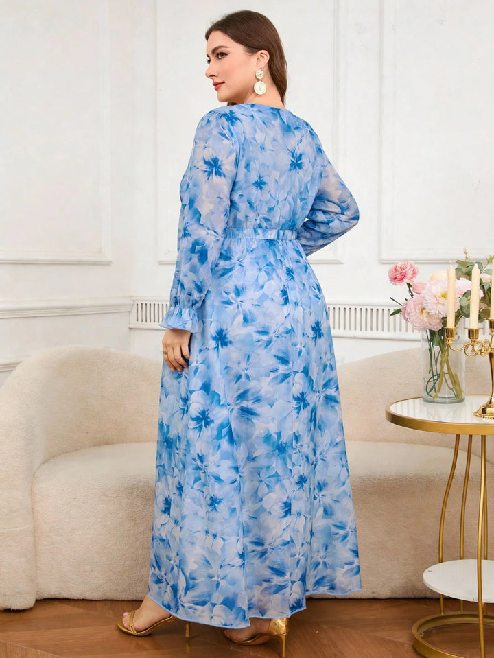 Rochie maxi SHEIN, albastru
