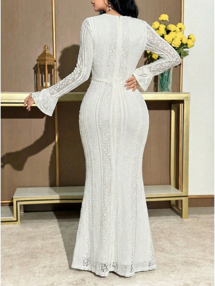 Rochie maxi SHEIN, bej