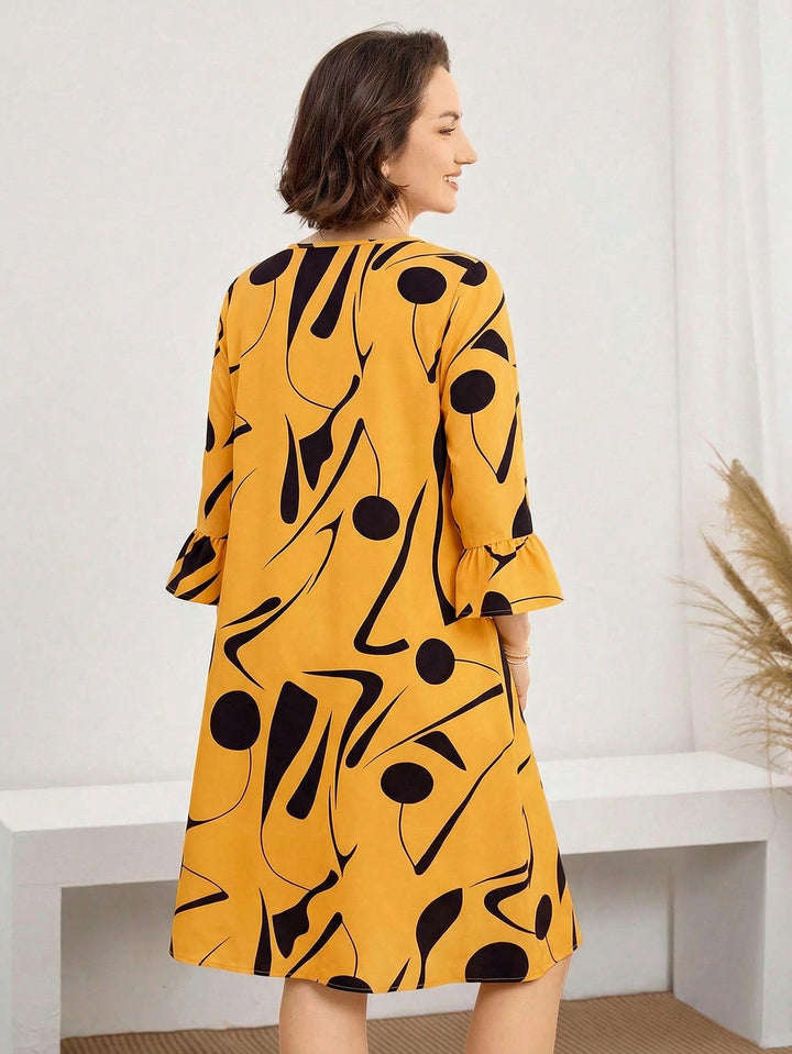 Rochie scurtă SHEIN, galben