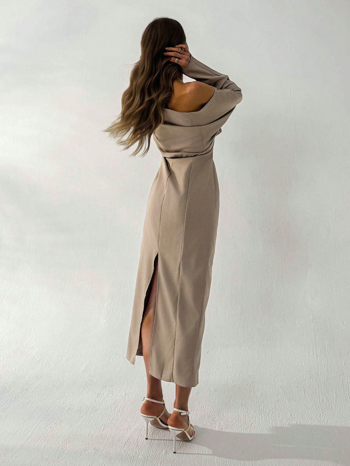 Rochie maxi SHEIN, portocaliu
