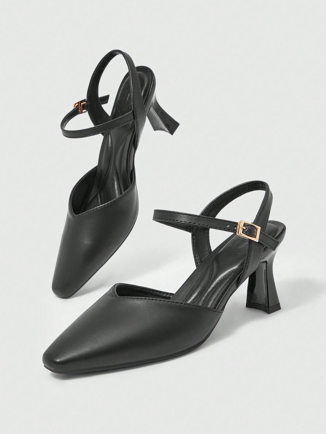 Pantofi cu toc SHEIN, negru