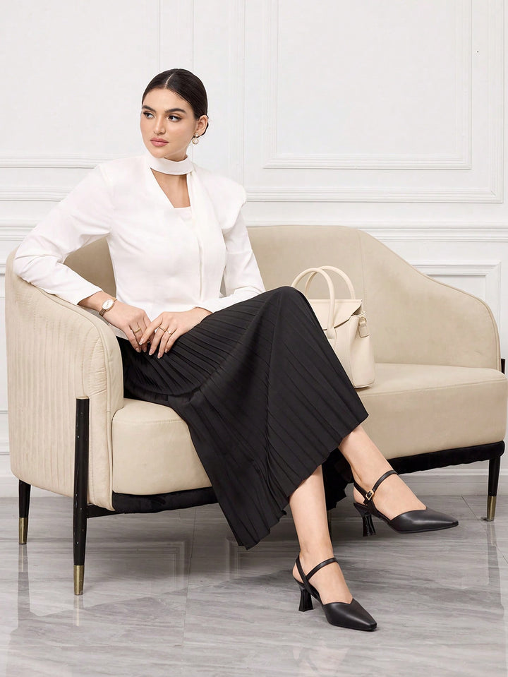 Pantofi cu toc SHEIN, negru