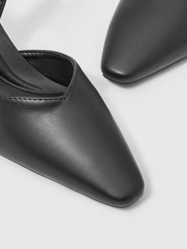 Pantofi cu toc SHEIN, negru