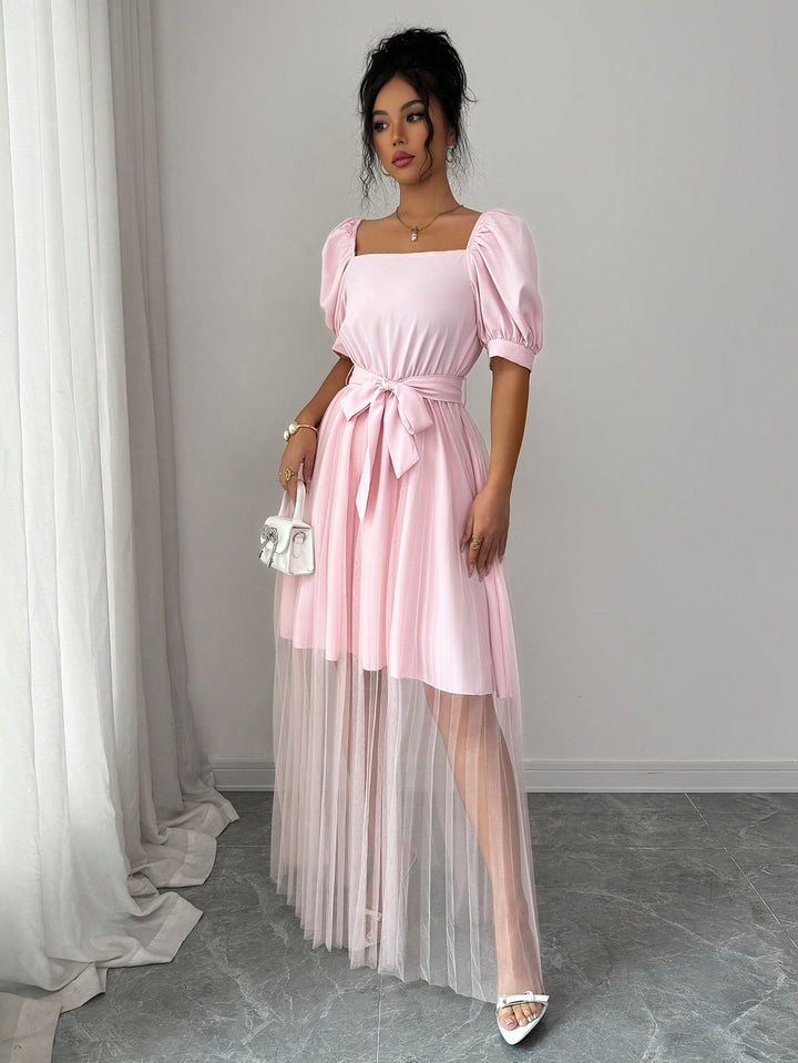 Rochie maxi SHEIN, roz