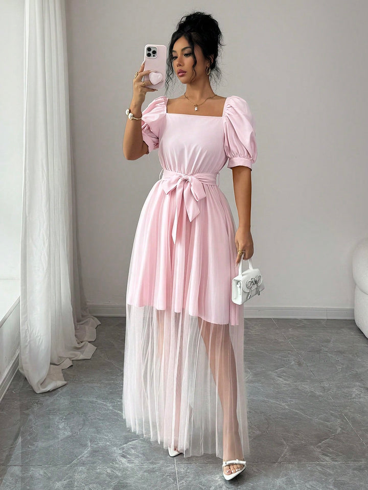 Rochie maxi SHEIN, roz