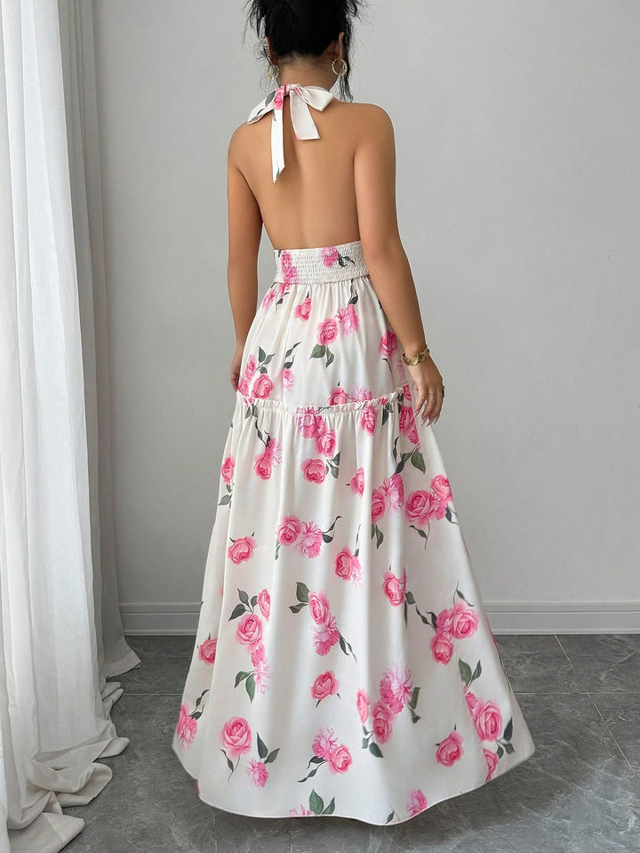 Rochie maxi SHEIN, mix culori
