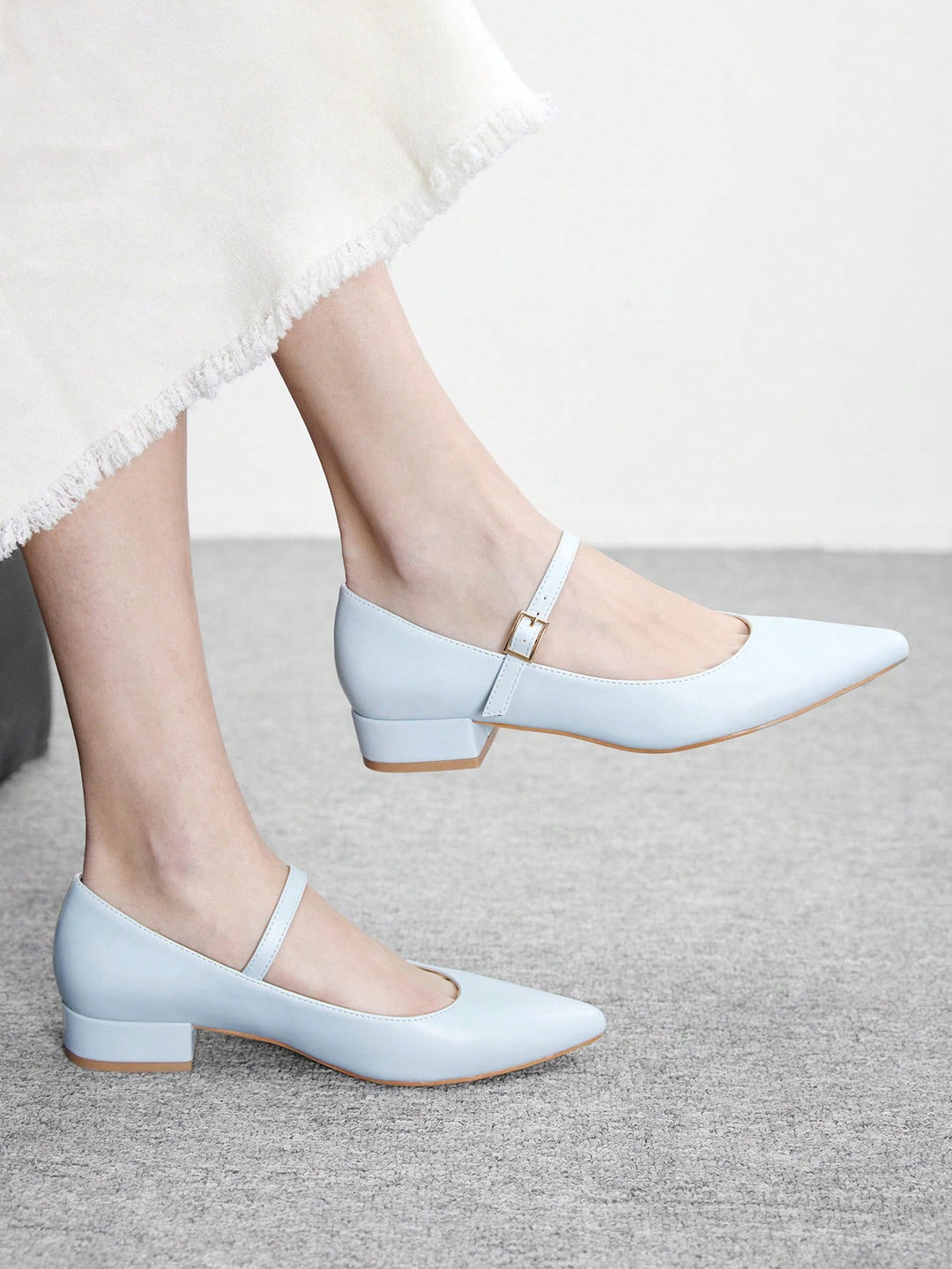 Pantofi cu toc SHEIN, albastru