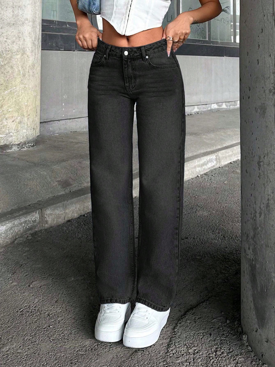 Jeans SHEIN, negru