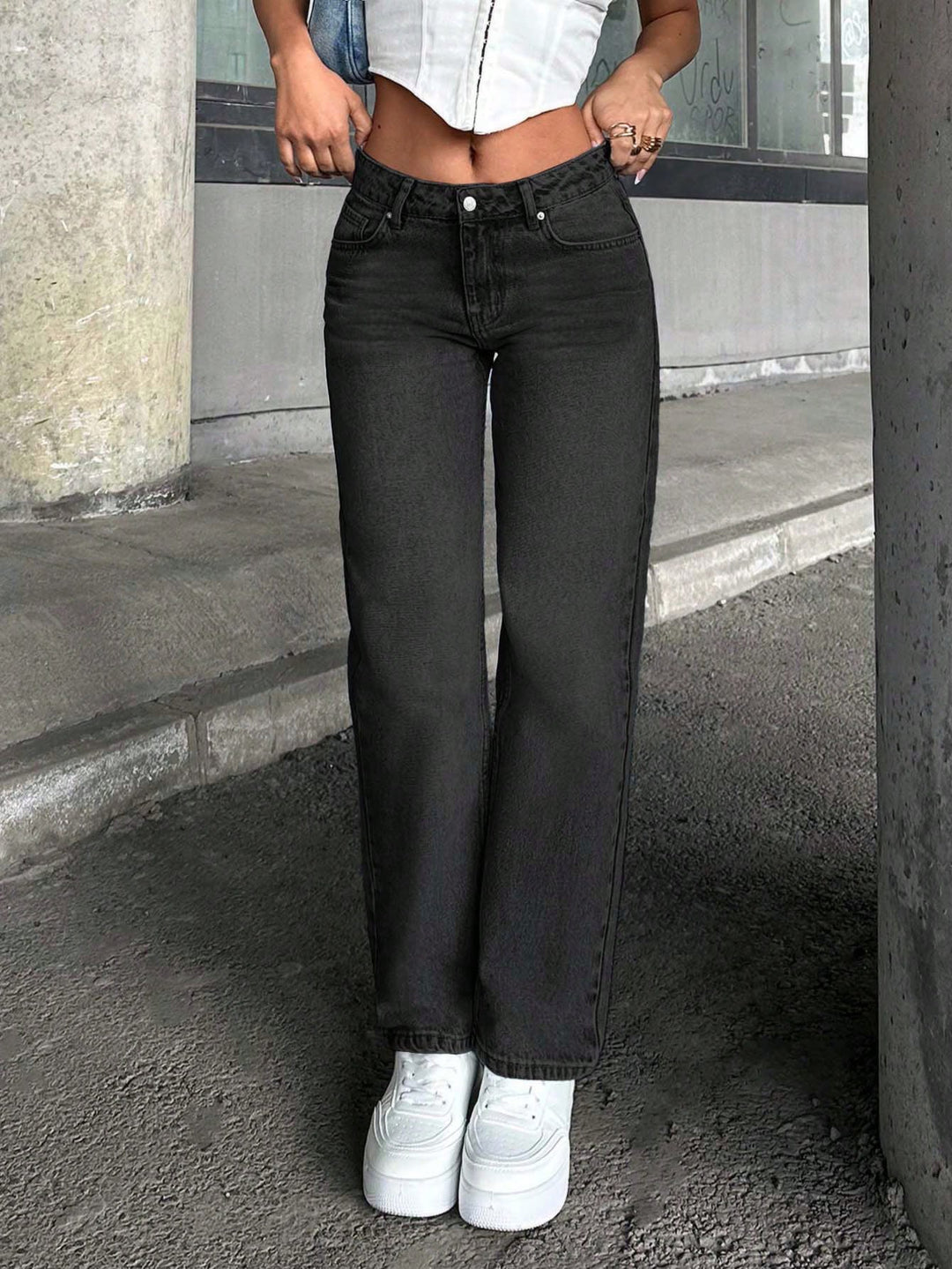 Jeans SHEIN, negru