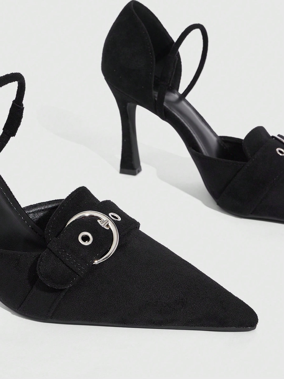 Pantofi cu toc SHEIN, negru
