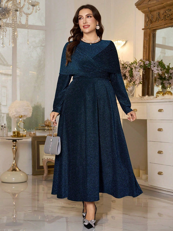 Rochie maxi SHEIN, albastru