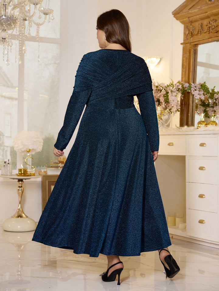 Rochie maxi SHEIN, albastru