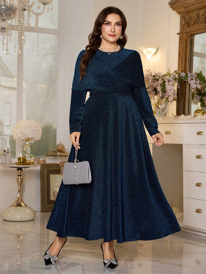 Rochie maxi SHEIN, albastru