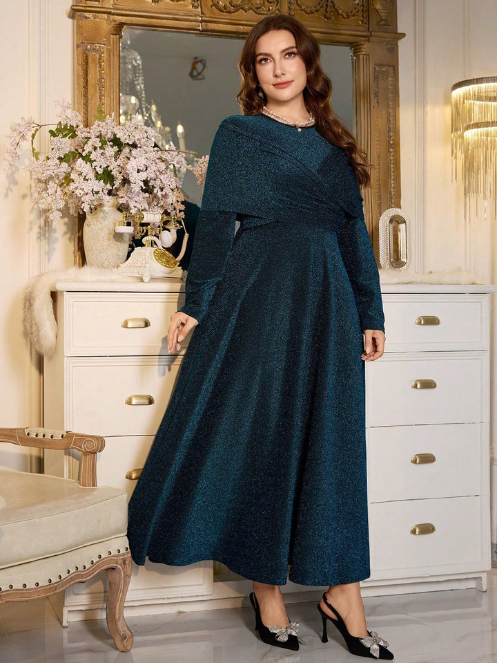 Rochie maxi SHEIN, albastru