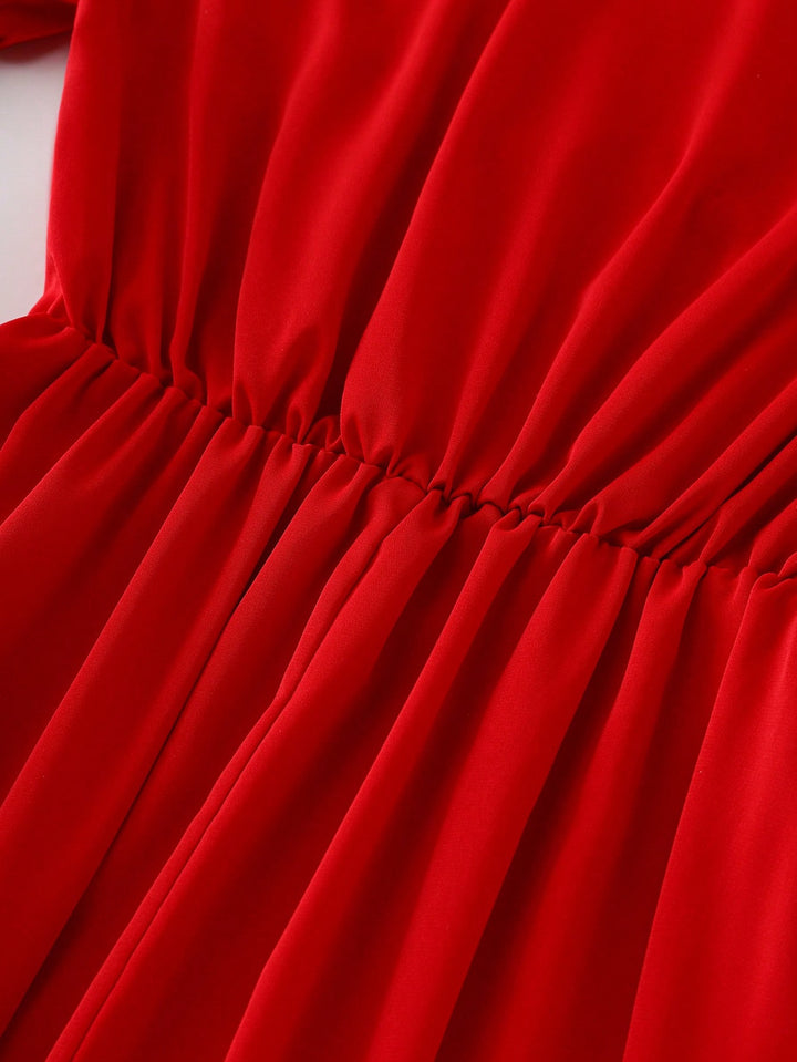 Rochie midi SHEIN, roșu