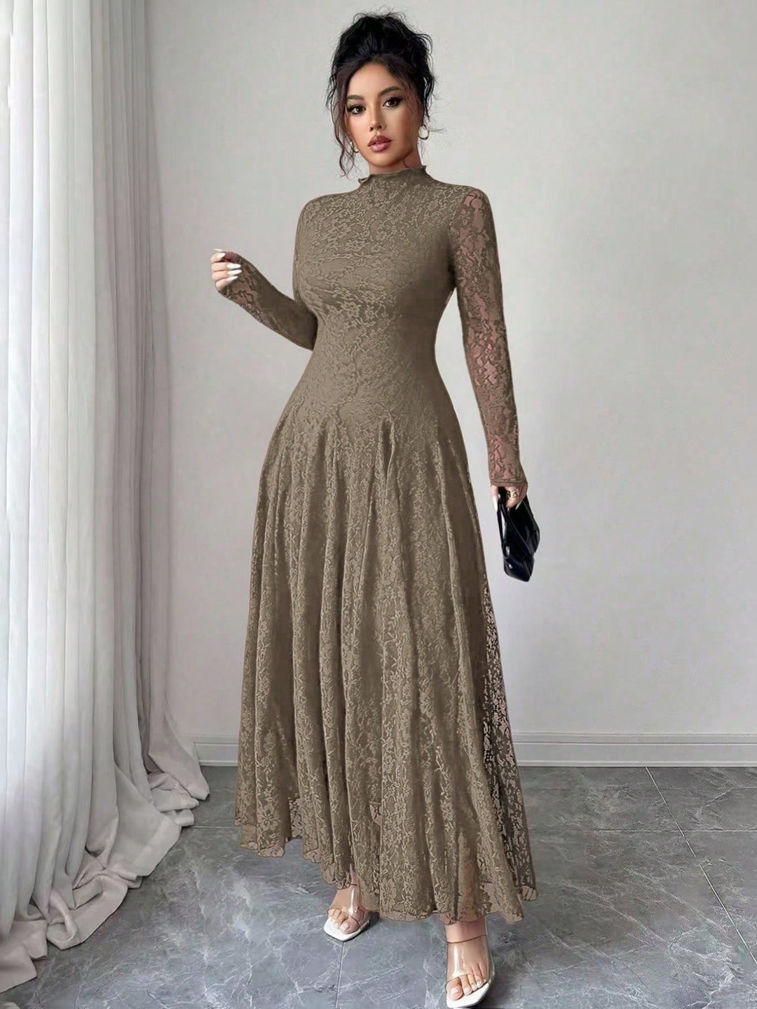 Rochie SHEIN, kaki
