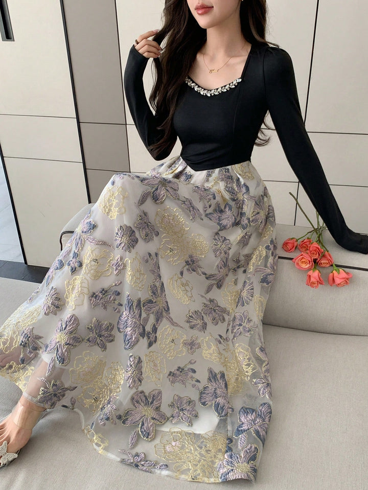 Rochie midi SHEIN, negru