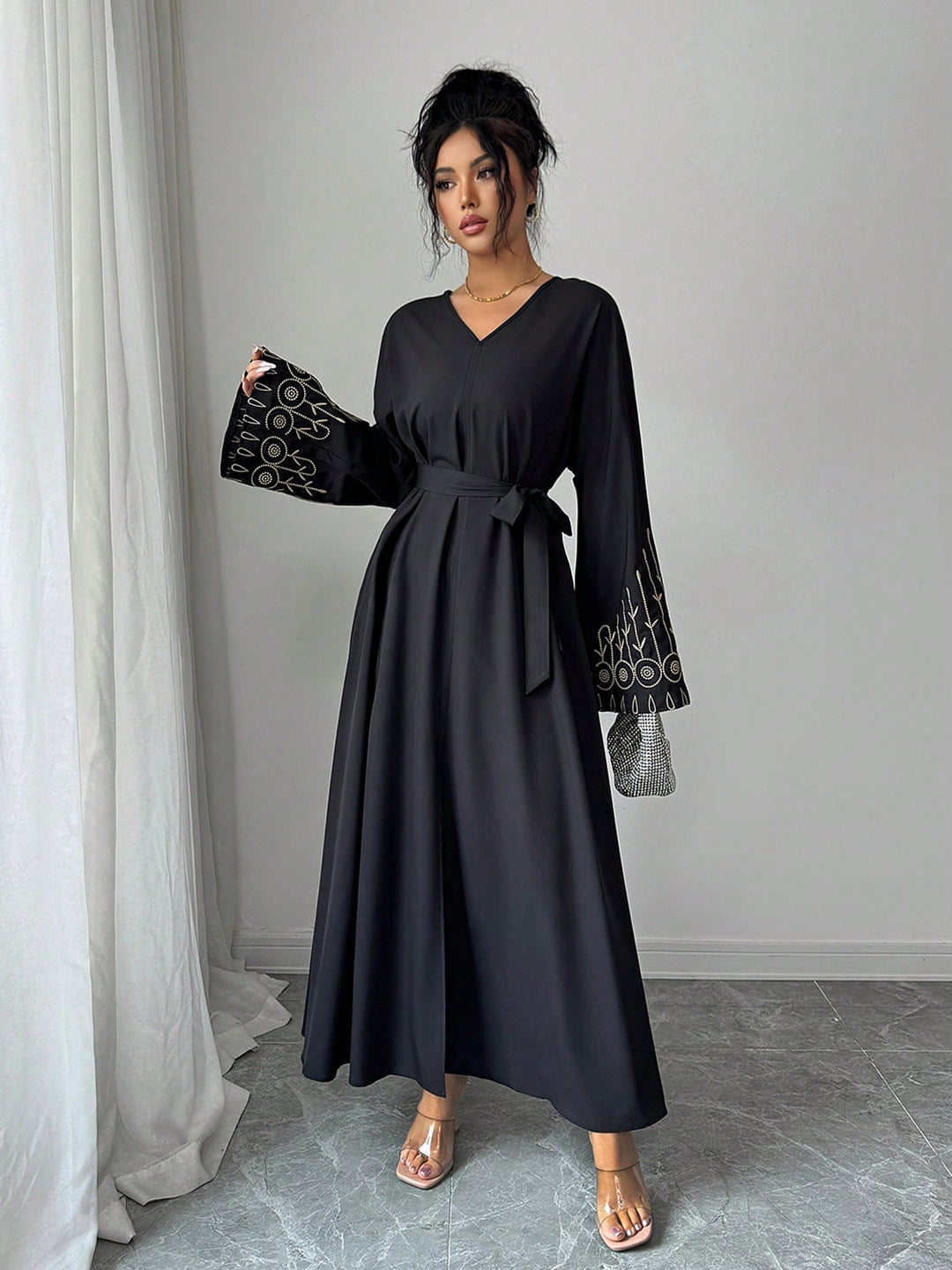 Rochie maxi SHEIN, negru