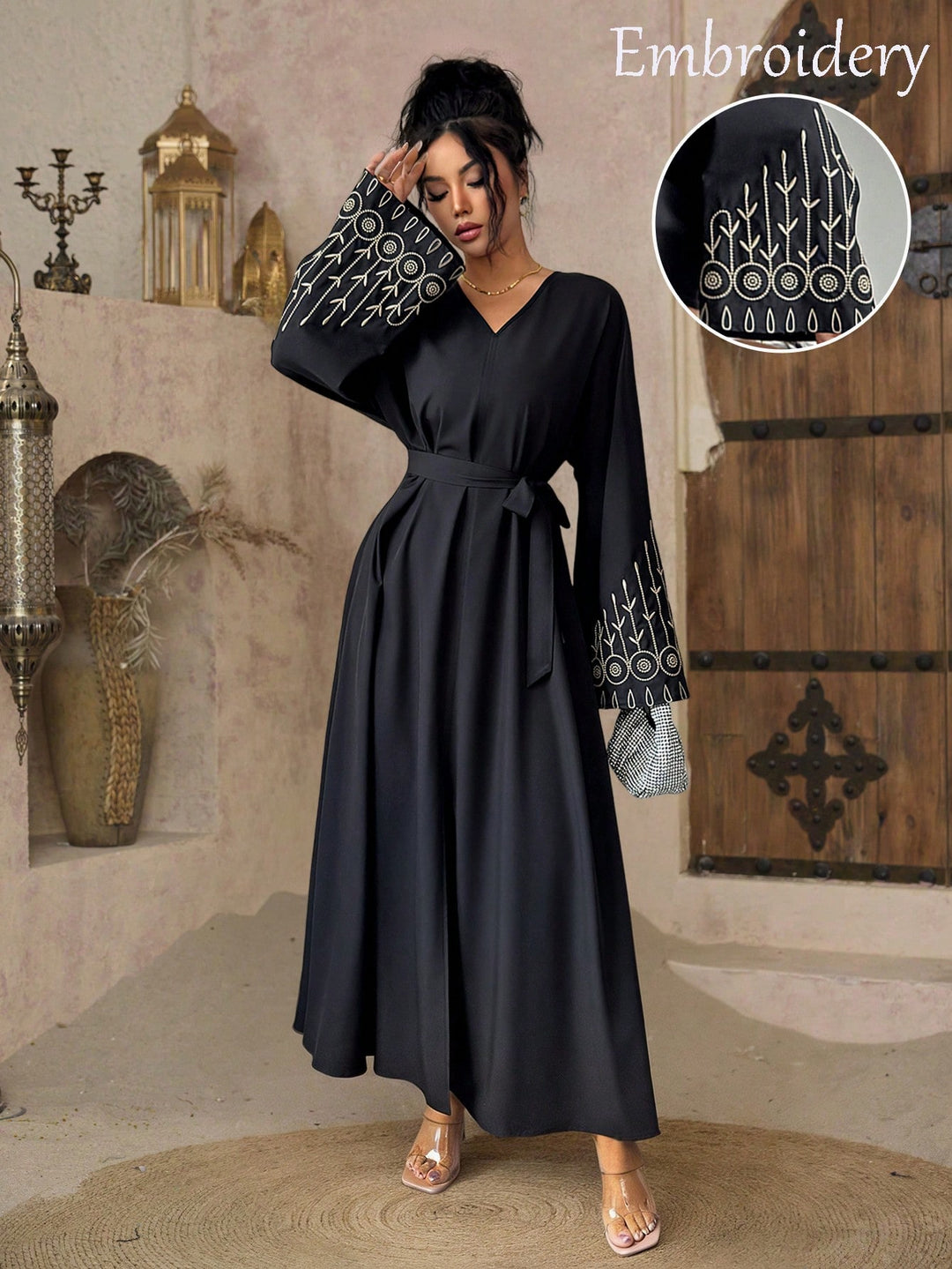 Rochie maxi SHEIN, negru