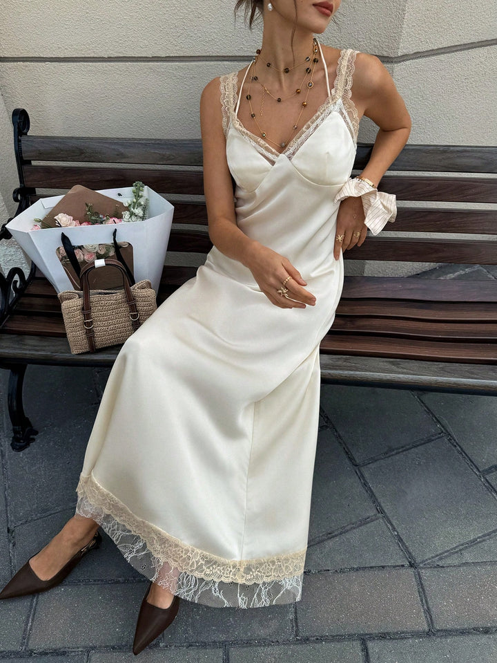 Rochie maxi SHEIN, alb