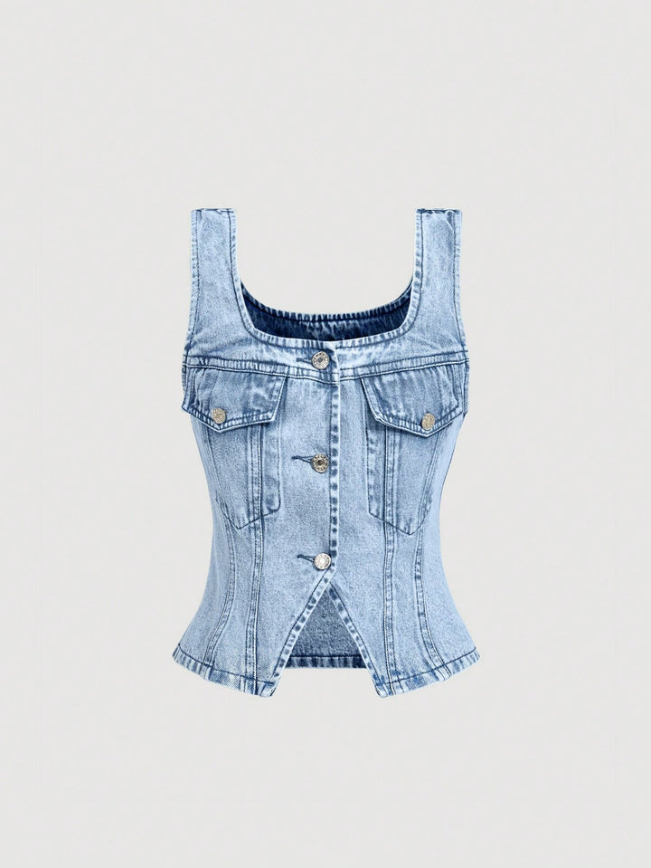 Top SHEIN, albastru