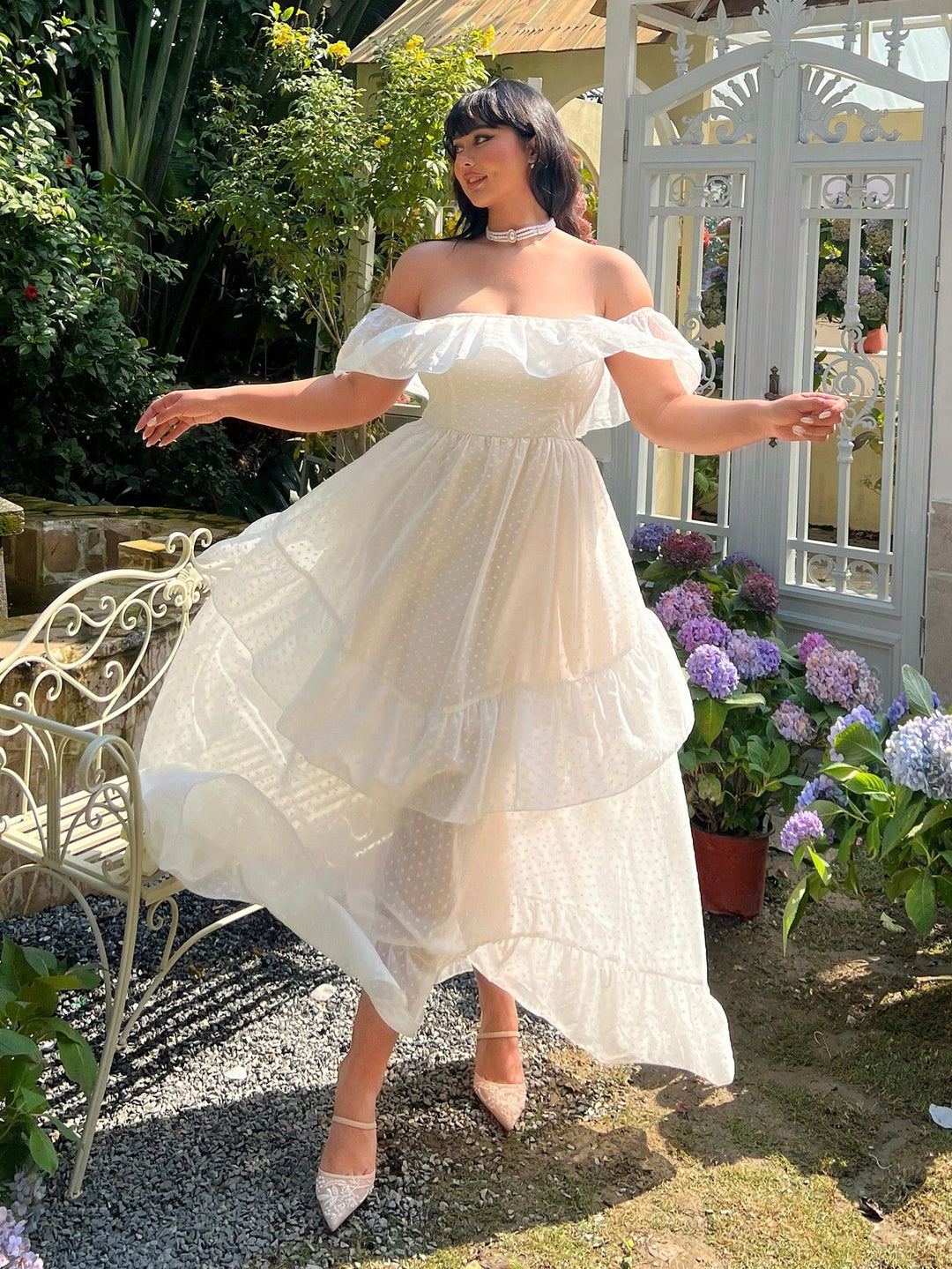 Rochie SHEIN, alb