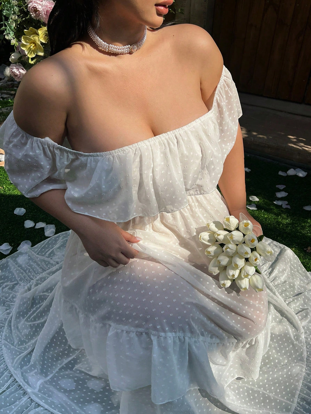 Rochie SHEIN, alb