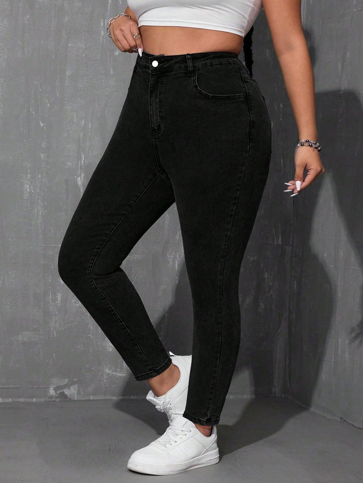 Jeans SHEIN, negru