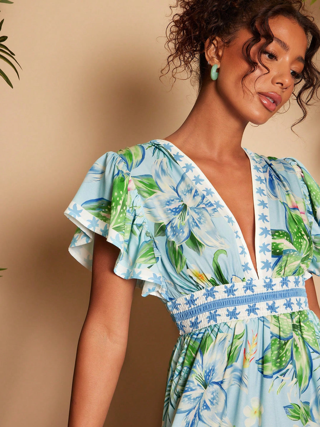Rochie mini SHEIN, verde