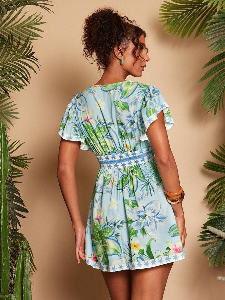 Rochie mini SHEIN, verde
