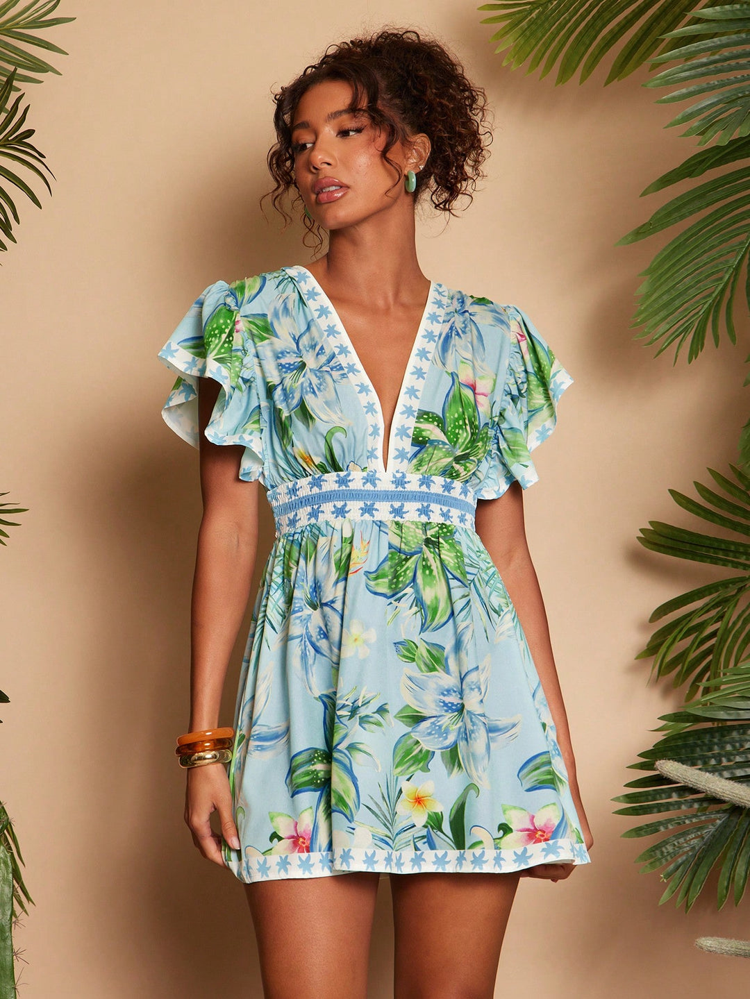 Rochie mini SHEIN, verde