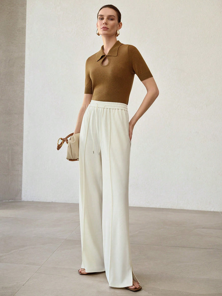 Pantaloni SHEIN, crem