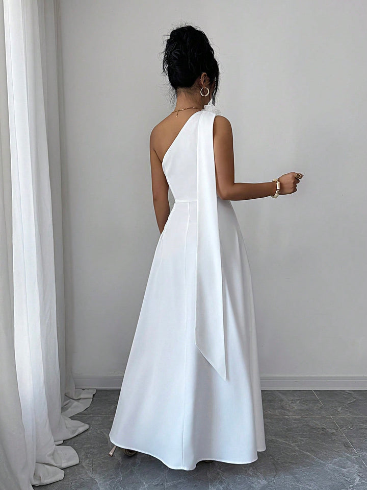 Rochie maxi SHEIN, alb