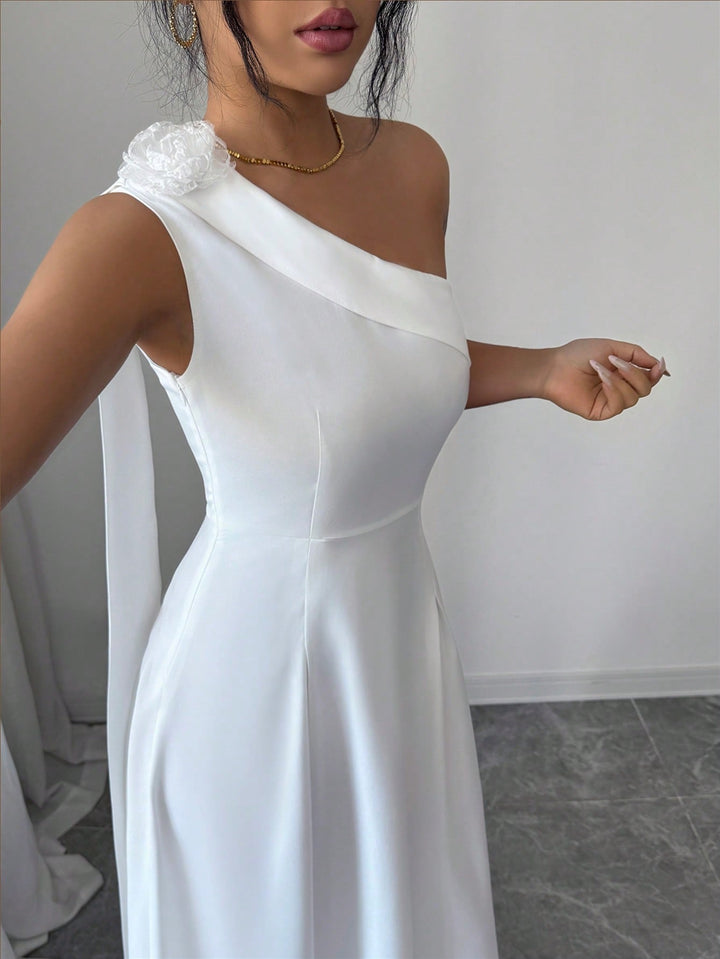 Rochie maxi SHEIN, alb