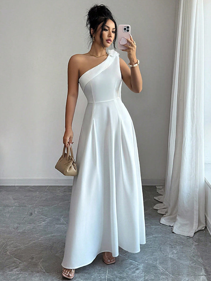 Rochie maxi SHEIN, alb